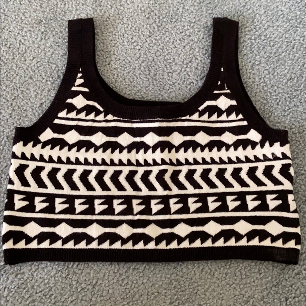 Urban Ourfitter’s Ecote tribal print cropped top